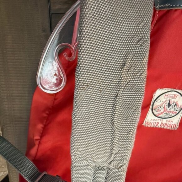 Vintage Red Millet France Le Sherpa Walter Bonatti Rucksack Backpack - Picture 10 of 10